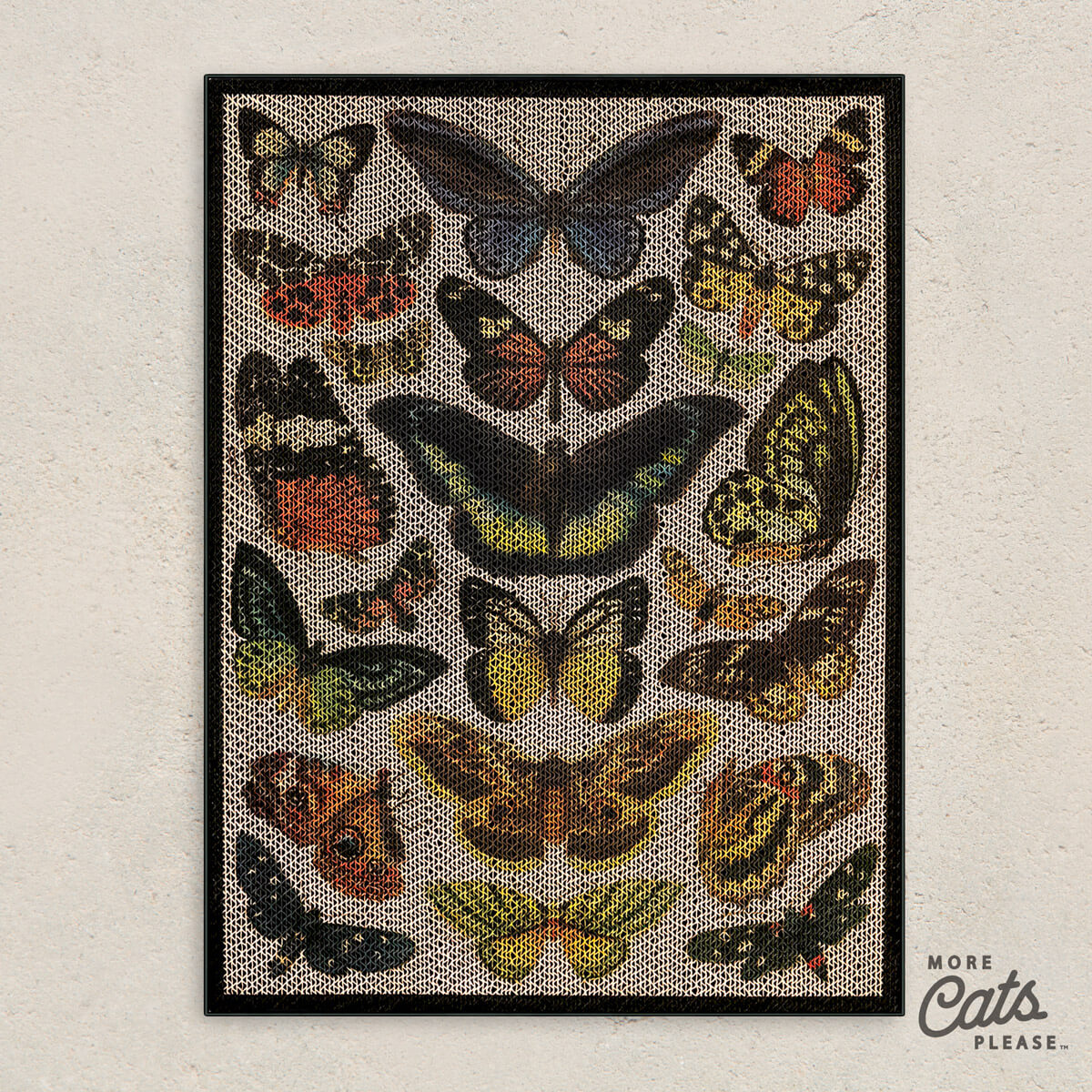 Printed Cat Scratching Board - Butterfly Chart Design – More Cats