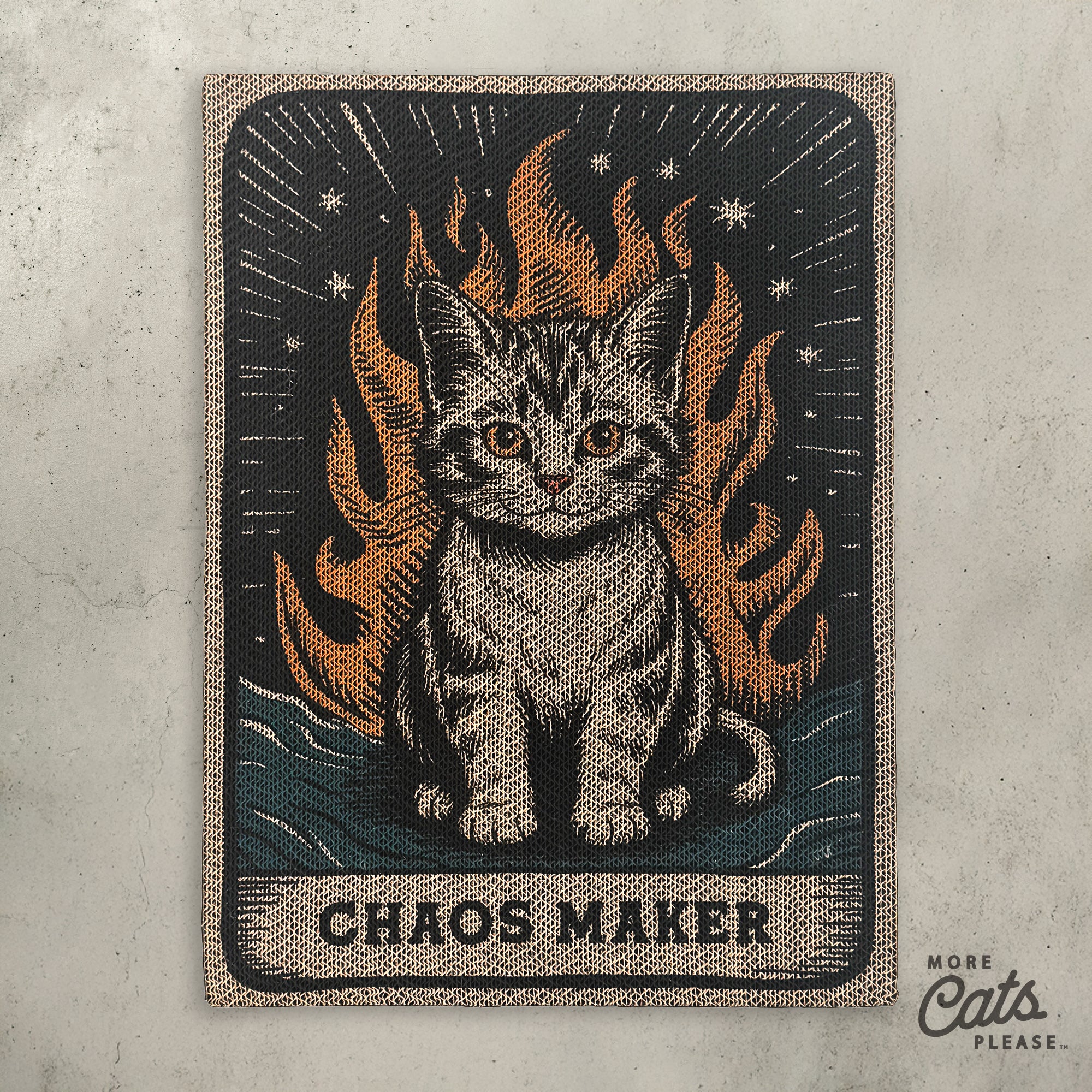 Chaos Maker - Luxury Cat Scratching Board