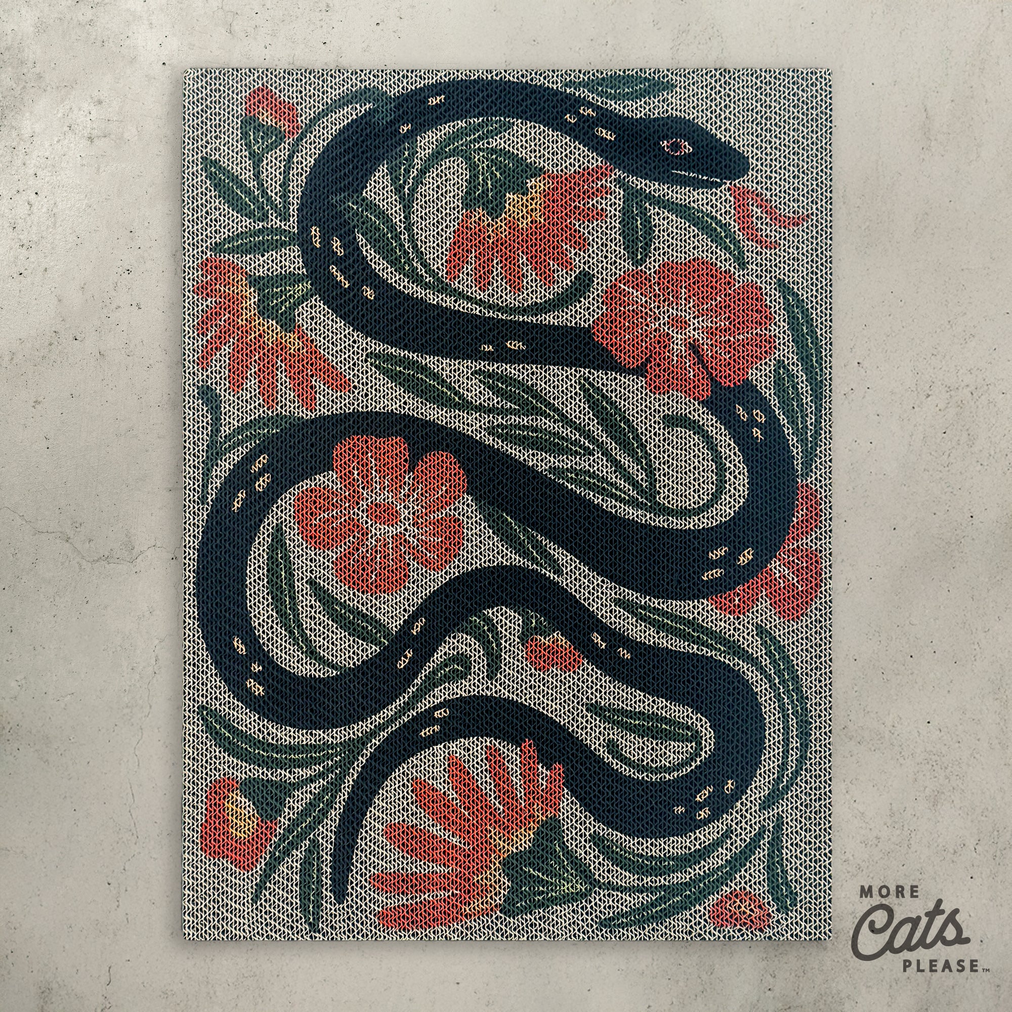 Garden Snake - Luxury Cat Scratching Board