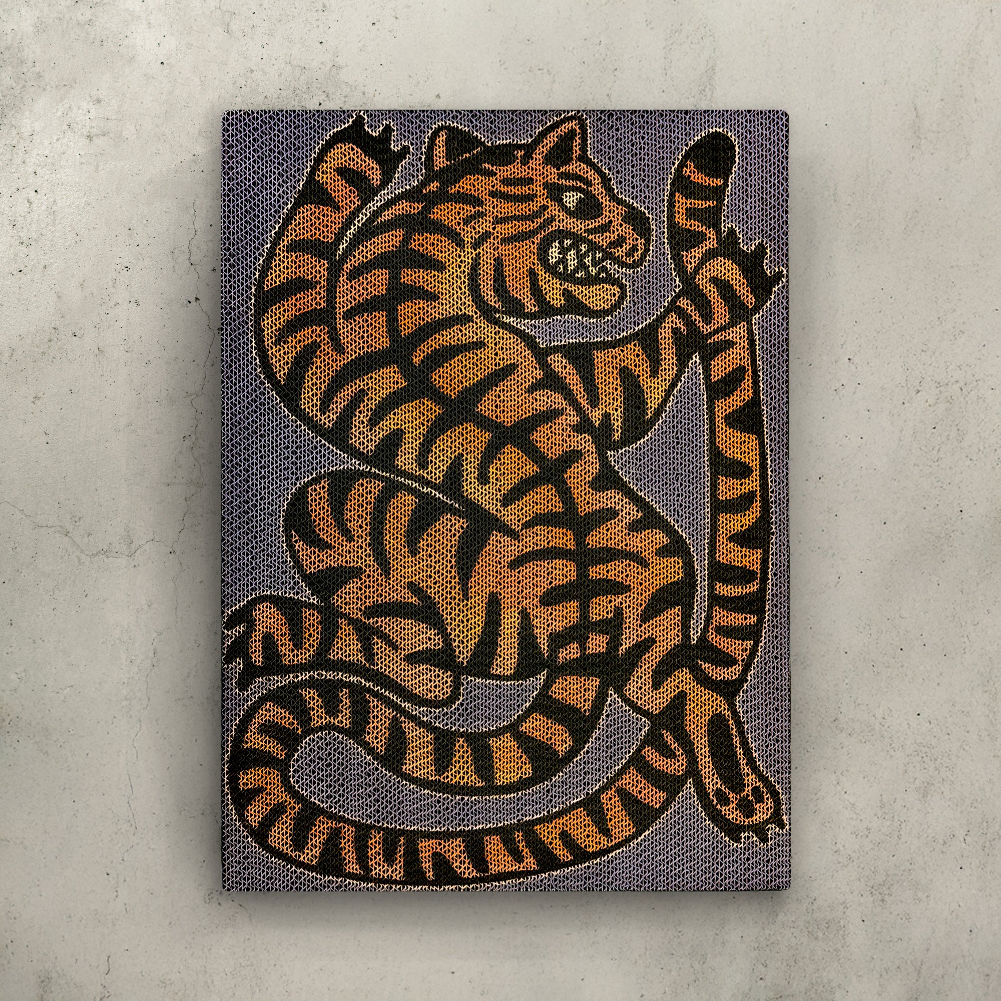 Asian Tiger - Luxury Cat Scratching Board