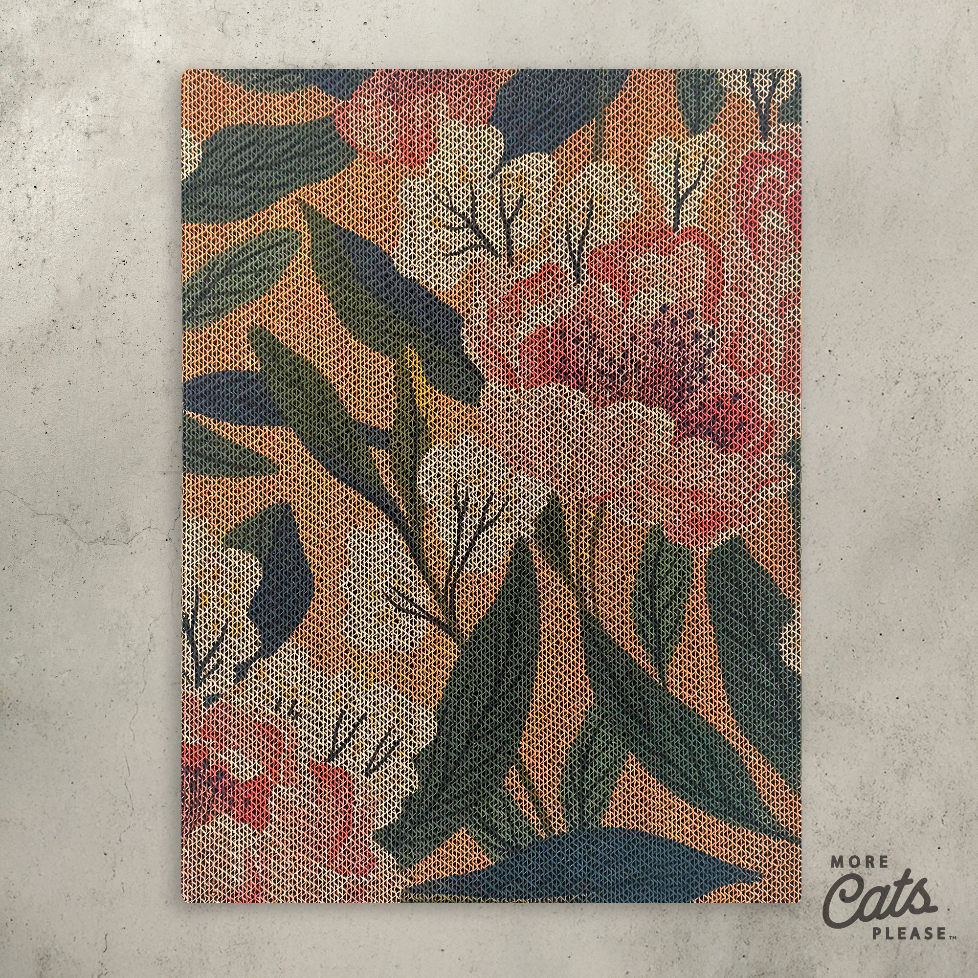Peonies - Luxury Cat Scratching Board