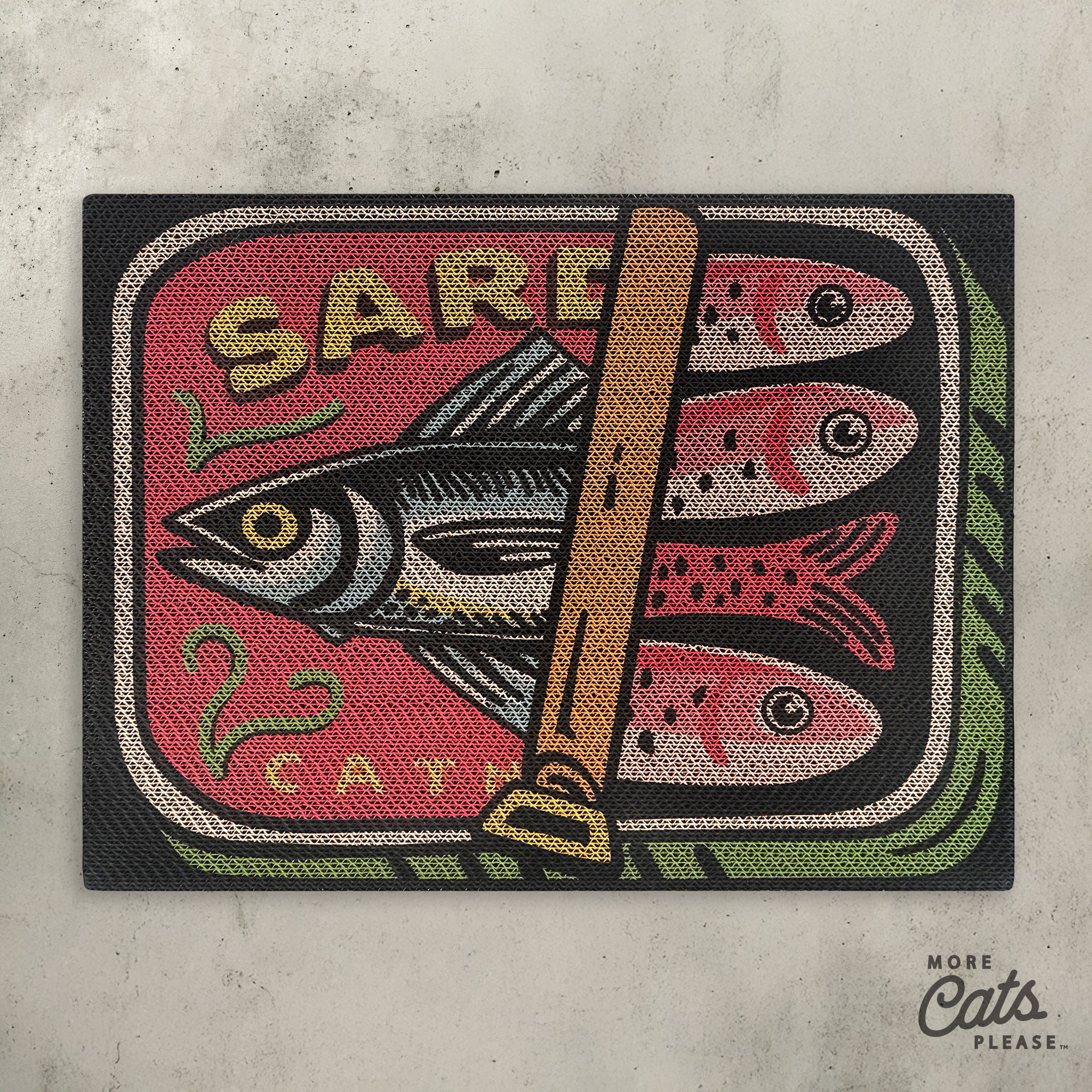 Sardine Tin - Luxury Cat Scratching Board
