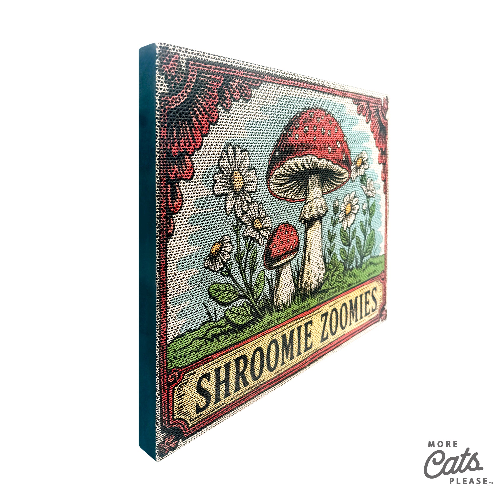 Shroomie Zoomies - Luxury Cat Scratching Board
