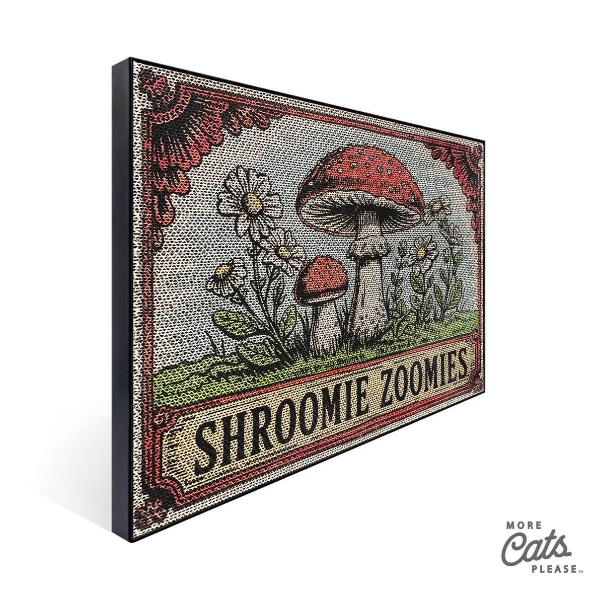 Shroomie Zoomies - Luxury Cat Scratching Board