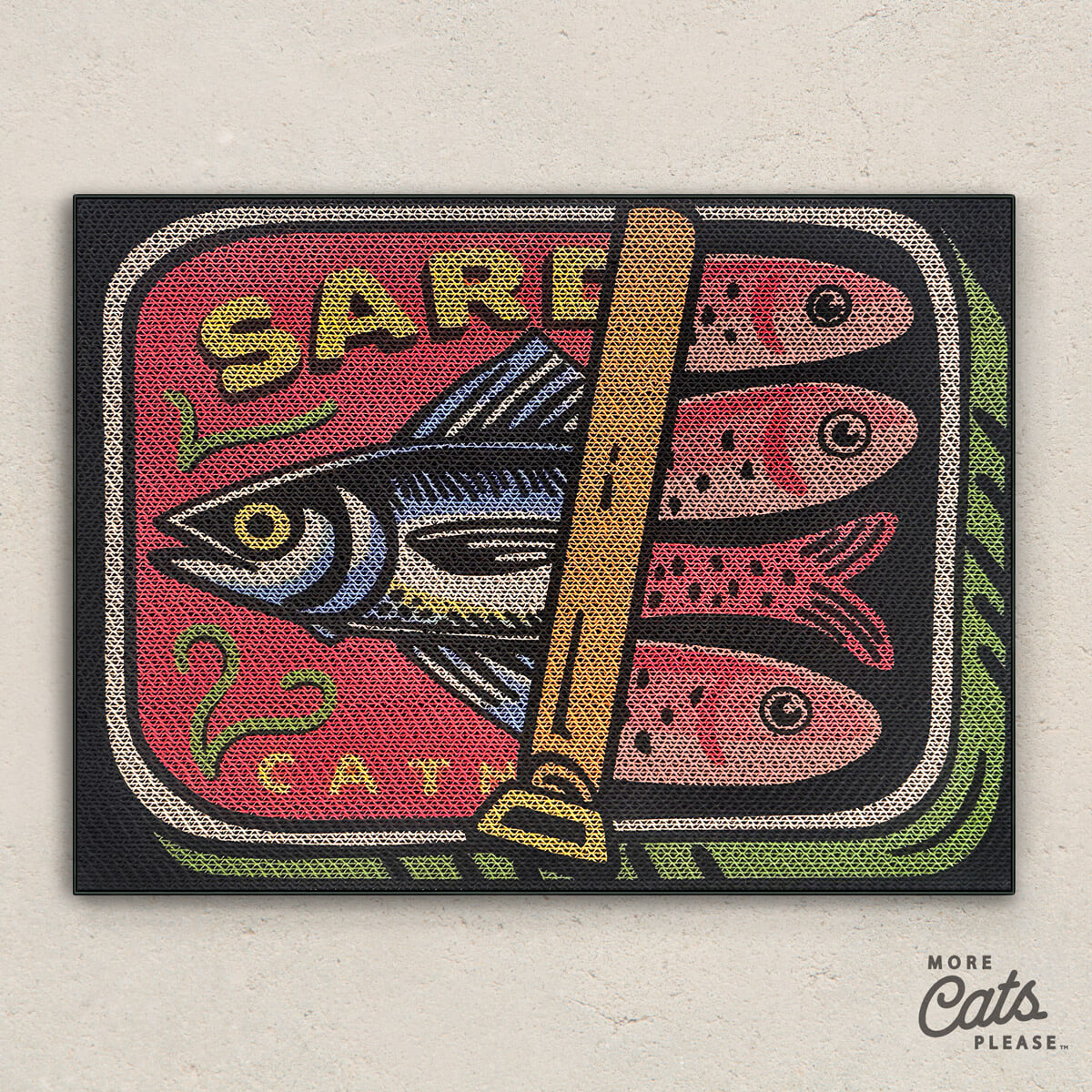 Sardine Tin - Luxury Cat Scratching Board
