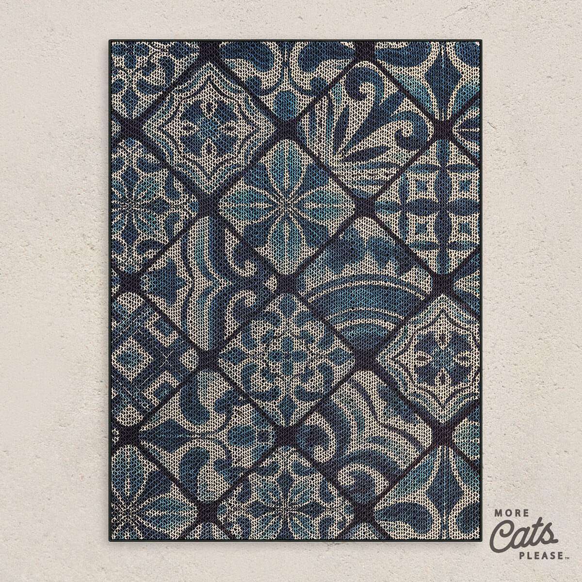 Mediterranean Tile - Luxury Cat Scratching Board