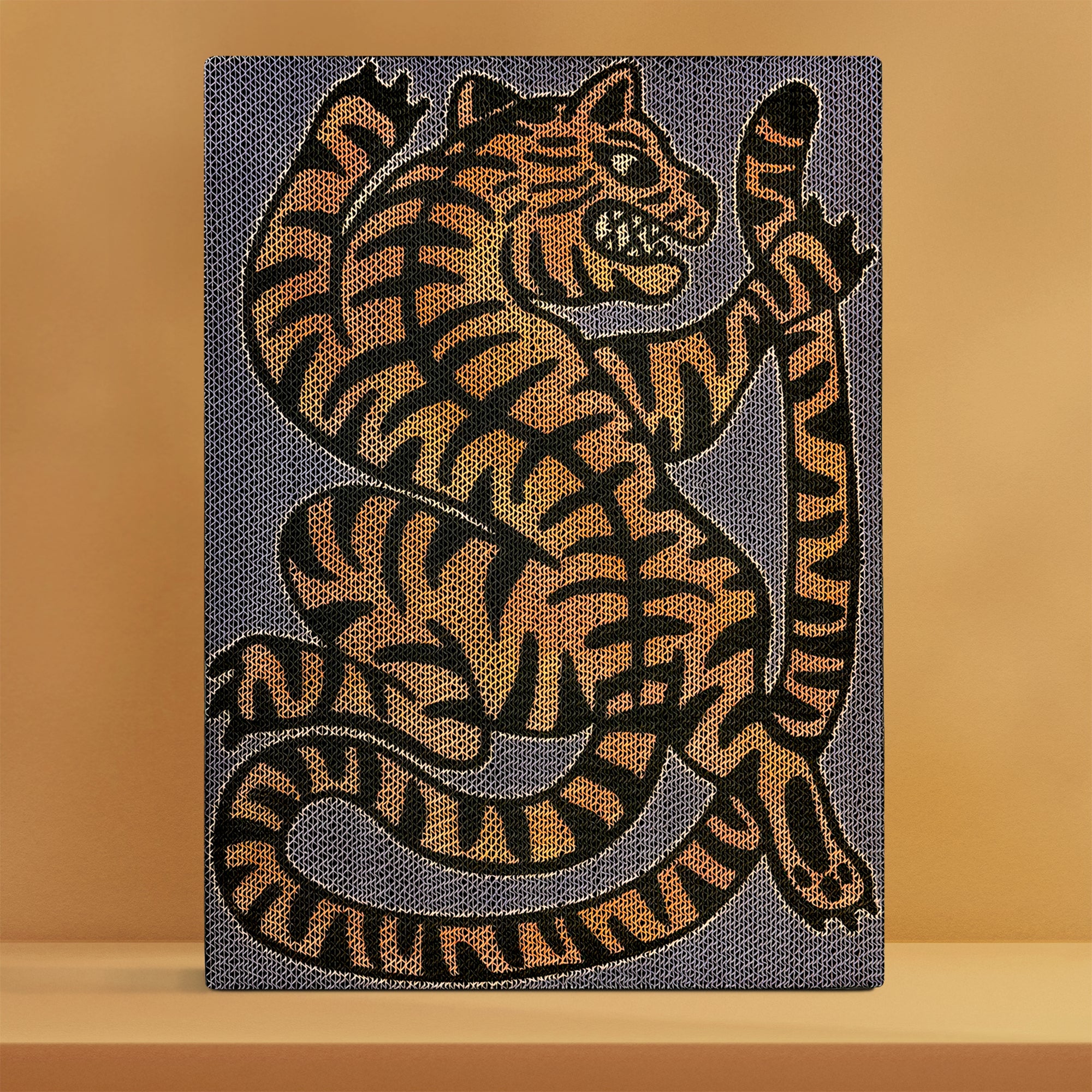 Asian Tiger - Luxury Cat Scratching Board